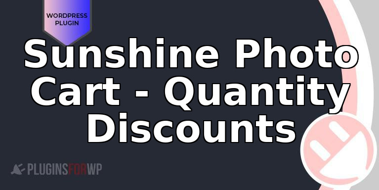 Sunshine Photo Cart – Quantity Discounts