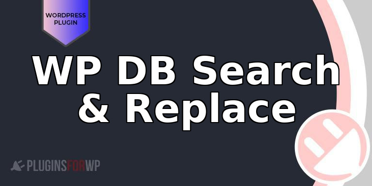 WP DB Search & Replace