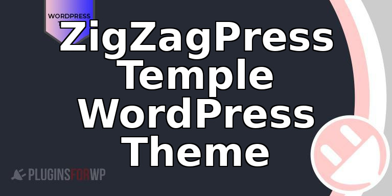 ZigZagPress Temple WordPress Theme